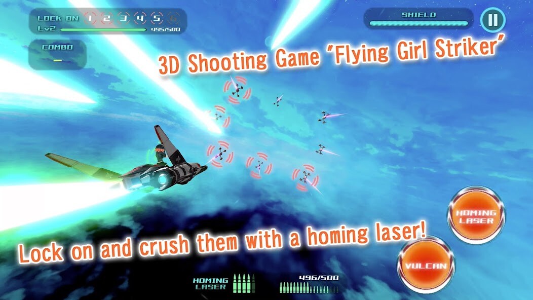 Emulate iPhone app Flying Girl Striker using MyAndroid