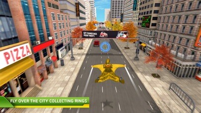 Emulate iPhone app Flying Glider - Wingsuit Boy using MyAndroid