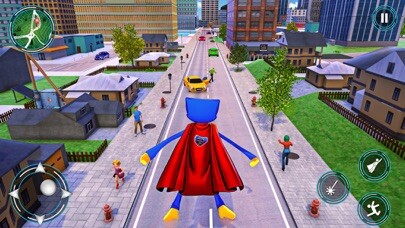 Emulate iPhone app Flying Hero Horror Superhero using MyAndroid