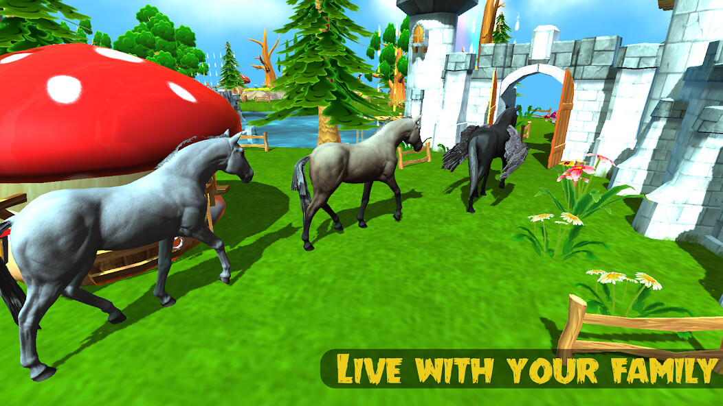 Run android online APK Flying Horse Pegasus Simulator from MyAndroid or emulate Flying Horse Pegasus Simulator using MyAndroid