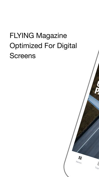 Emulate iPhone app FLYING Magazine using MyAndroid