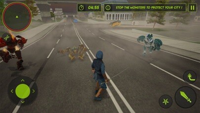 Emulate iPhone app Flying Ninja Monster Assassin:City Rescue Battle using MyAndroid