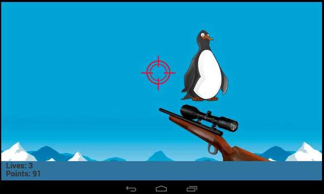 Emulate Android APK Flying Penguin Sniper