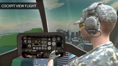 Emulate iPhone app Flying Pilot Helicopter Rescue - City 911 Emergency Rescue Air Ambulance Simulator using MyAndroid