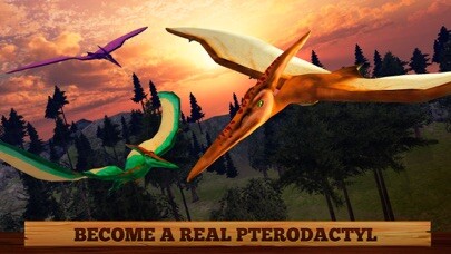 Emulate iPhone app Flying Pterodactyl Dino Wildlife 3D using MyAndroid