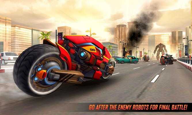 Emulate Android APK Flying Robot Bike : Futuristic Robot War Emulate Android APK Flying Robot Bike : Futuristic Robot War
