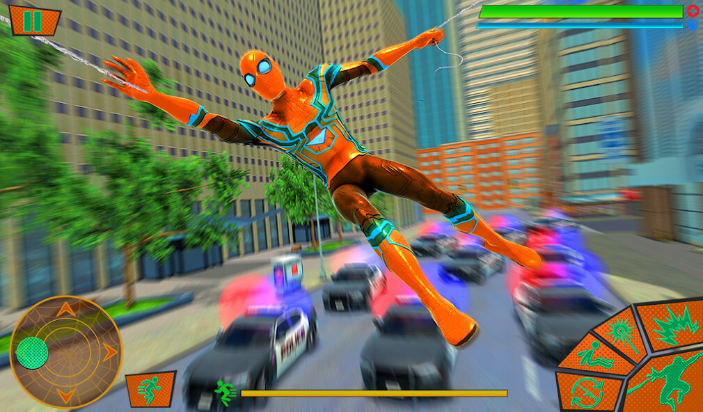 Run android online APK Flying Spider-hero Sim Games from MyAndroid or emulate Flying Spider-hero Sim Games using MyAndroid