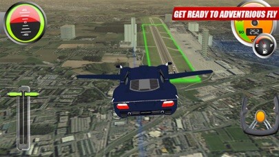 Emulate iPhone app Flying Sport Car: Explore City using MyAndroid