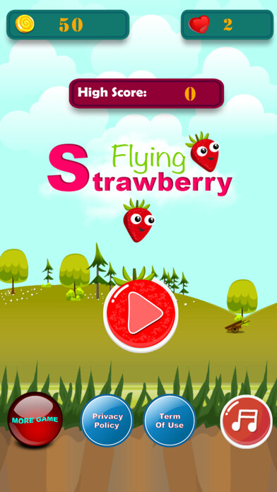 Emulate iPhone app Flying Strawberry using MyAndroid Emulate iPhone app Flying Strawberry using MyAndroid