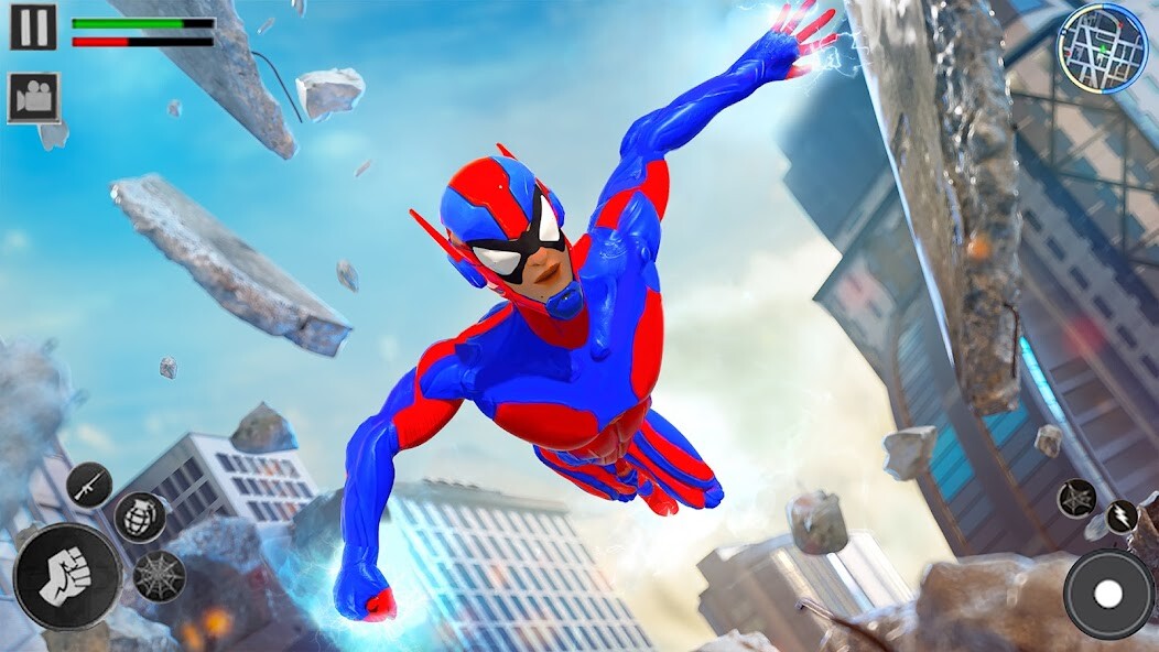 Run android online APK Flying Superhero: Spider Games from MyAndroid or emulate Flying Superhero: Spider Games using MyAndroid