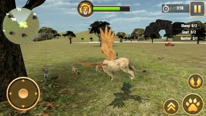 Emulate iPhone app Flying Wild Animals Simulator using MyAndroid