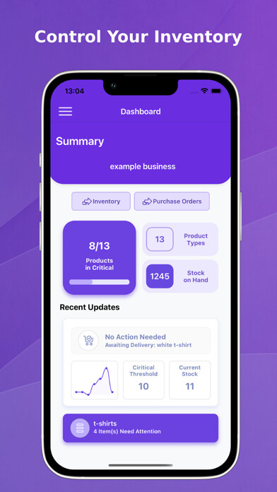 Emulate iPhone app Fly Inventory using MyAndroid
