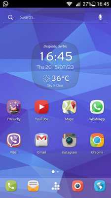 Emulate Android APK Fly Launcher