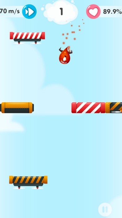 Emulate iPhone app Fly or Die: funny droplets using MyAndroid Emulate iPhone app Fly or Die: funny droplets using MyAndroid