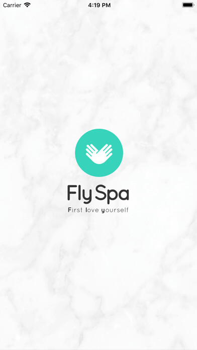Emulate iPhone app FlySpa: Wellness Services using MyAndroid