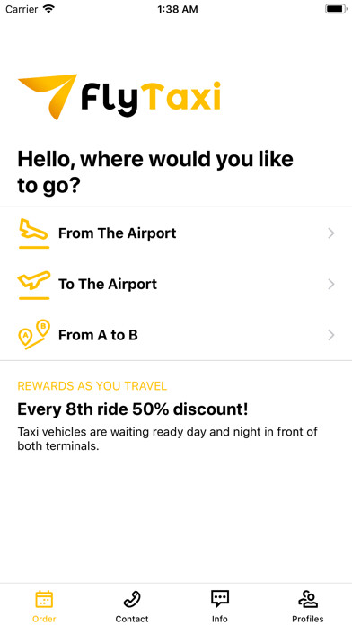 Emulate iPhone app FlyTaxi Vienna using MyAndroid