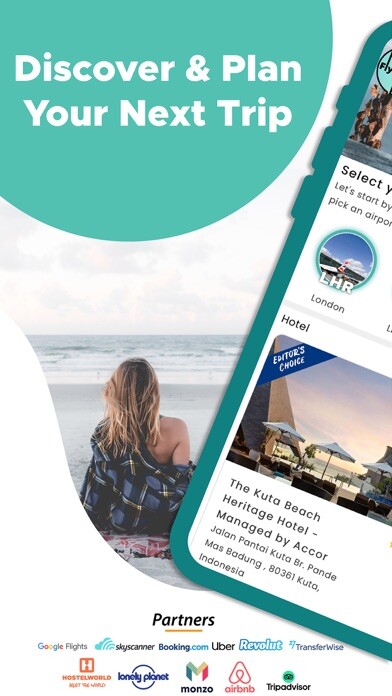 Emulate iPhone app Flytinary Travel Deals using MyAndroid