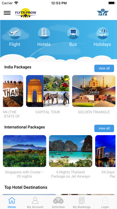 Emulate iPhone app FlyTripNow using MyAndroid Emulate iPhone app FlyTripNow using MyAndroid