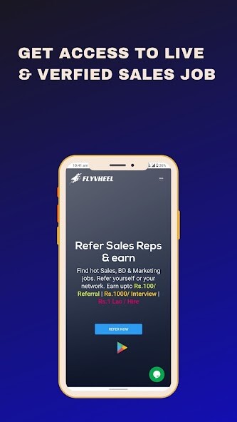 Run android online APK Flyvheel- Refer Jobs  Earn from MyAndroid or emulate Flyvheel- Refer Jobs  Earn using MyAndroid