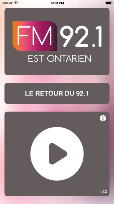 Emulate iPhone app FM 92.1 Est-Ontarien using MyAndroid Emulate iPhone app FM 92.1 Est-Ontarien using MyAndroid