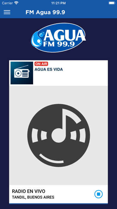 Emulate iPhone app FM Agua 99.9 using MyAndroid Emulate iPhone app FM Agua 99.9 using MyAndroid