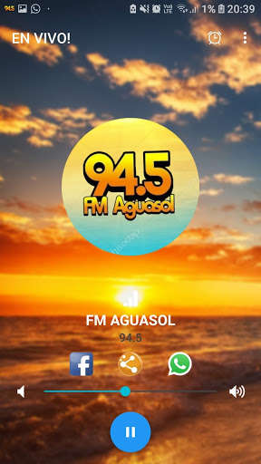 Run android online APK Fm Aguasol 945 from MyAndroid or emulate Fm Aguasol 945 using MyAndroid