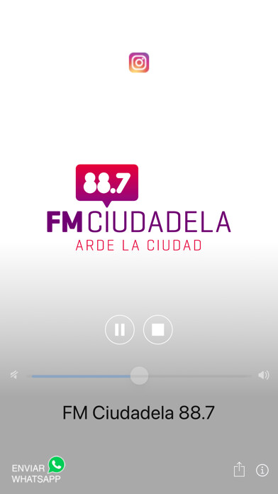 Emulate iPhone app FM Ciudadela 88.7 using MyAndroid Emulate iPhone app FM Ciudadela 88.7 using MyAndroid