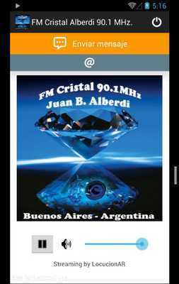 Emulate Android APK FM Cristal Alberdi 90.1 MHz. Emulate Android APK FM Cristal Alberdi 90.1 MHz.