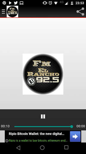 Run android online APK Fm El Rancho 92.5 from MyAndroid or emulate Fm El Rancho 92.5 using MyAndroid Run android online APK Fm El Rancho 92.5 from MyAndroid or emulate Fm El Rancho 92.5 using MyAndroid