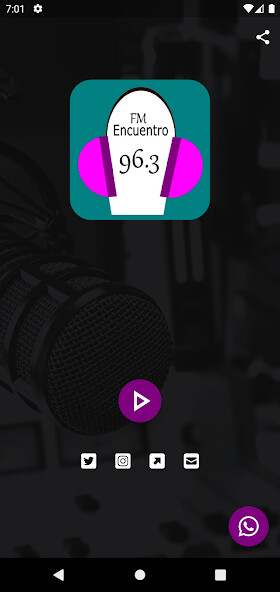 Run android online APK FM Encuentro 96.3 from MyAndroid or emulate FM Encuentro 96.3 using MyAndroid Run android online APK FM Encuentro 96.3 from MyAndroid or emulate FM Encuentro 96.3 using MyAndroid