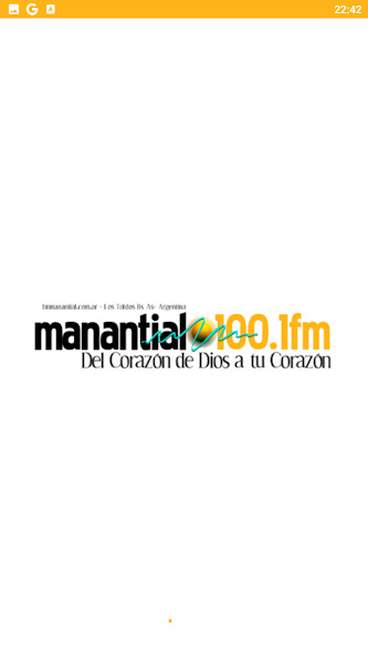 Run android online APK FM Manantial 100.1 from MyAndroid or emulate FM Manantial 100.1 using MyAndroid