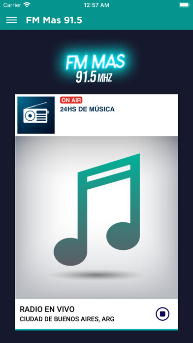 Emulate iPhone app FM Mas 91.5 using MyAndroid Emulate iPhone app FM Mas 91.5 using MyAndroid