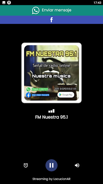 Run android online APK FM Nuestra 95.1 from MyAndroid or emulate FM Nuestra 95.1 using MyAndroid