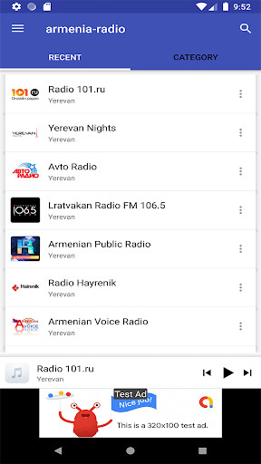 Run android online APK FM Radio Armenia from MyAndroid or emulate FM Radio Armenia using MyAndroid