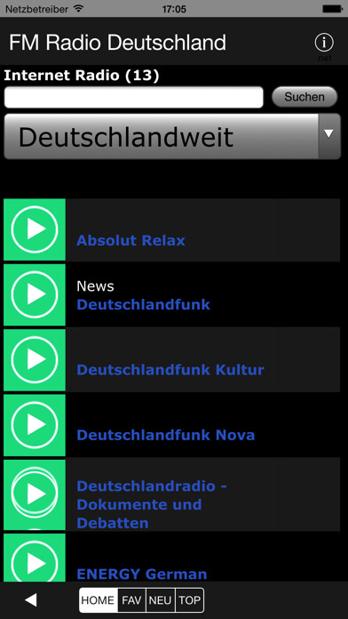 Emulate iPhone app FM Radio Germany using MyAndroid Emulate iPhone app FM Radio Germany using MyAndroid