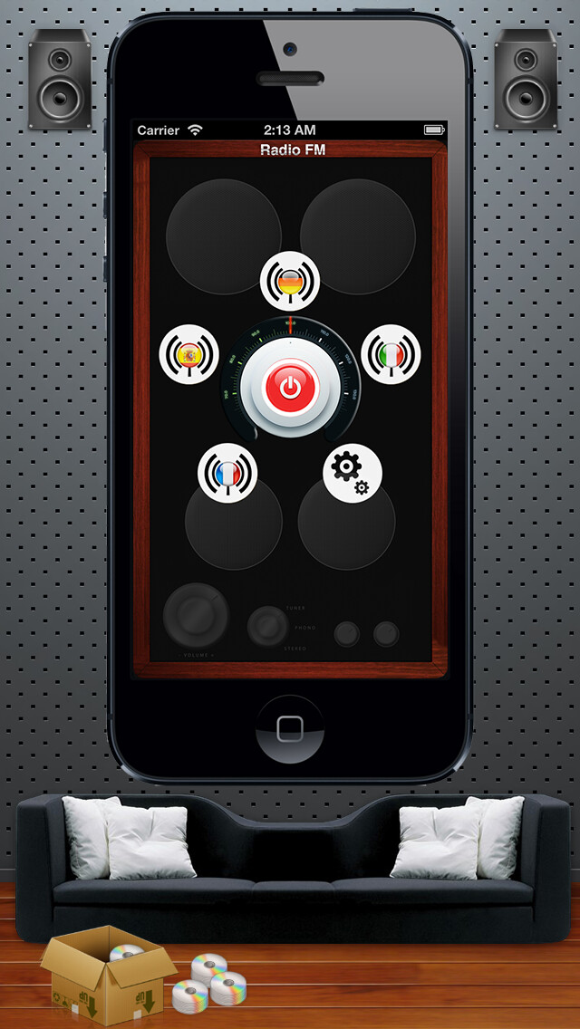 Emulate iPhone app FM Radio iOS7 Edition using MyAndroid