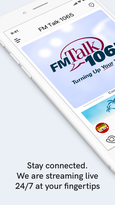 Emulate iPhone app FM Talk 1065 using MyAndroid