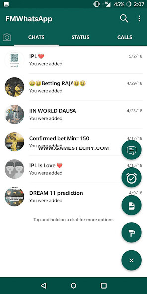 Emulate Android APK FMWhats Emulate Android APK FMWhats