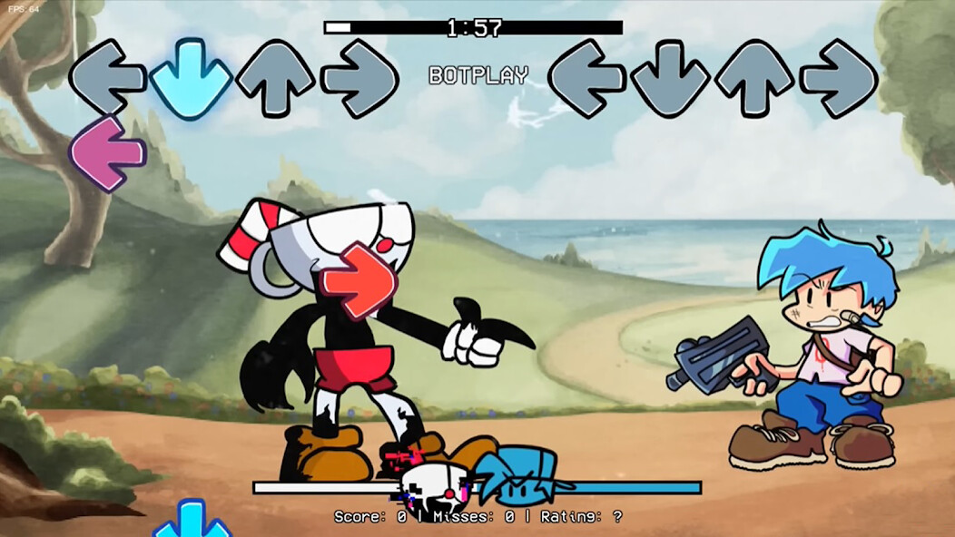 Run android online APK FNF Corrupted Head Game from MyAndroid or emulate FNF Corrupted Head Game using MyAndroid