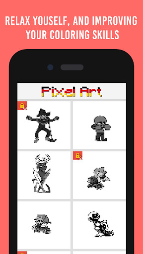 Run android online APK FNF Music Color By Number - Pixel Art from MyAndroid or emulate FNF Music Color By Number - Pixel Art using MyAndroid