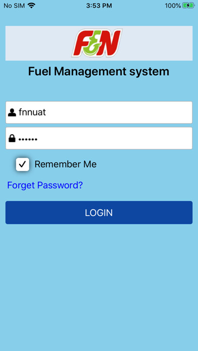 Emulate iPhone app F&N Fuel Management System using MyAndroid Emulate iPhone app F&N Fuel Management System using MyAndroid