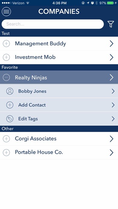Emulate iPhone app FNTG Commercial CRM using MyAndroid