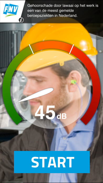 Emulate iPhone app FNV Decibelmeter using MyAndroid