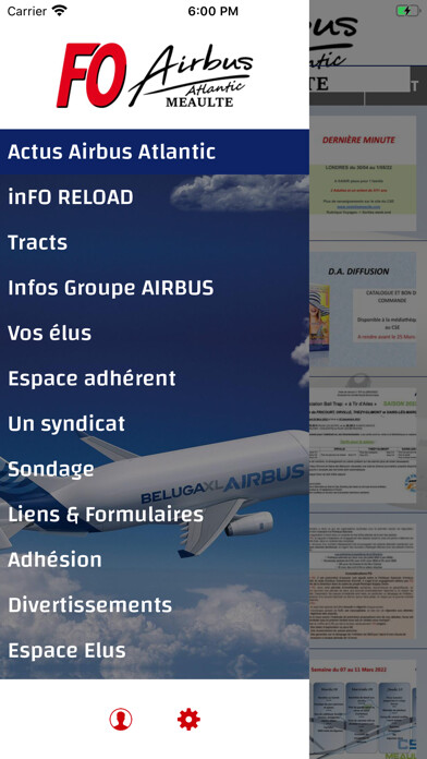 Emulate iPhone app FO Airbus Atlantic Méaulte using MyAndroid Emulate iPhone app FO Airbus Atlantic Méaulte using MyAndroid