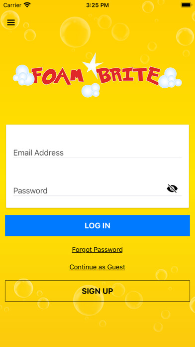 Emulate iPhone app Foam Brite Car Wash using MyAndroid Emulate iPhone app Foam Brite Car Wash using MyAndroid