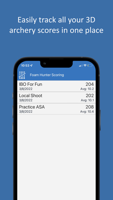 Emulate iPhone app Foam Hunter Scoring using MyAndroid Emulate iPhone app Foam Hunter Scoring using MyAndroid