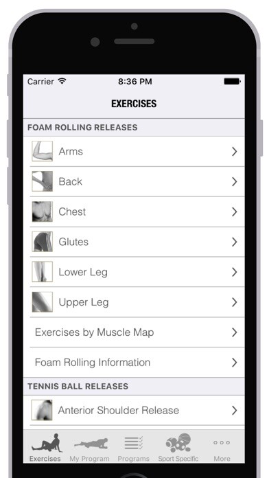 Emulate iPhone app Foam Rolling using MyAndroid Emulate iPhone app Foam Rolling using MyAndroid