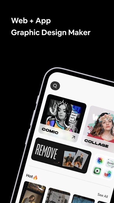 Emulate iPhone app FocoDesign: Photo Video Editor using MyAndroid