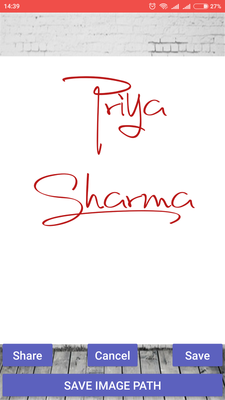 Emulate Android APK Focus Filter Fancy Text