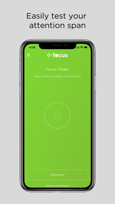 Emulate iPhone app Focus Finder using MyAndroid